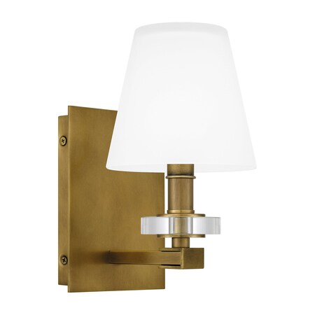 Quoizel Kelsey Glen 1-Light Weathered Brass Wall Sconce KLS8605WS